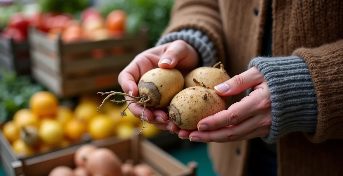 Gros plan sur des étiquettes d'aliments montrant les différents logos de certification québécoise