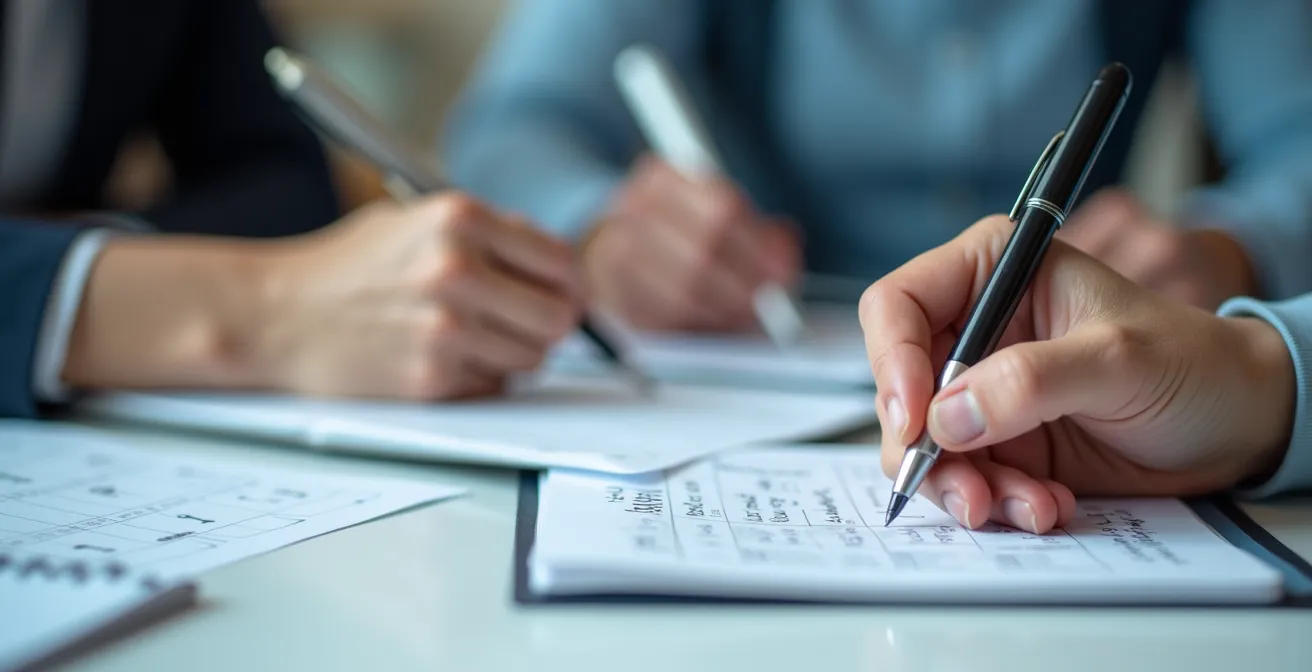 Professionnel en formation continue dans un environnement moderne québécois