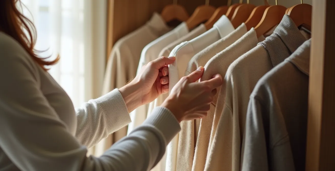 Organisation d'une garde-robe capsule 4 saisons pour le bureau