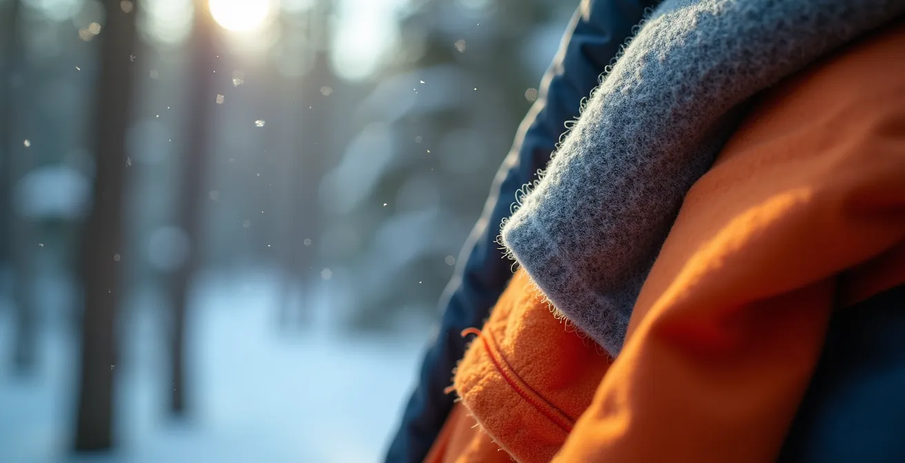 Disposition en couches de vêtements techniques abordables pour le plein air québécois